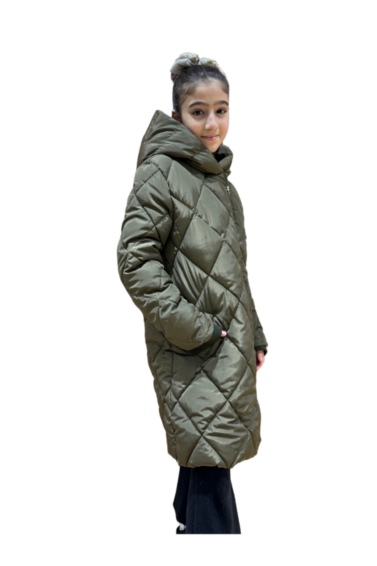 Benittokids Kız Çocuk Kapüşonlu Kaban 51329 fotoğrafı 3 (önizleme)