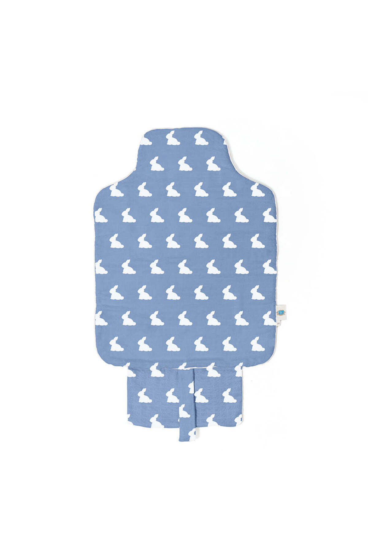 Deux Lapins %100 Pamuk Çantalı Pratik Katlanabilir Alt Değiştirme Matı - Mono Lapin Royal Blue fotoğrafı 2 (önizleme)