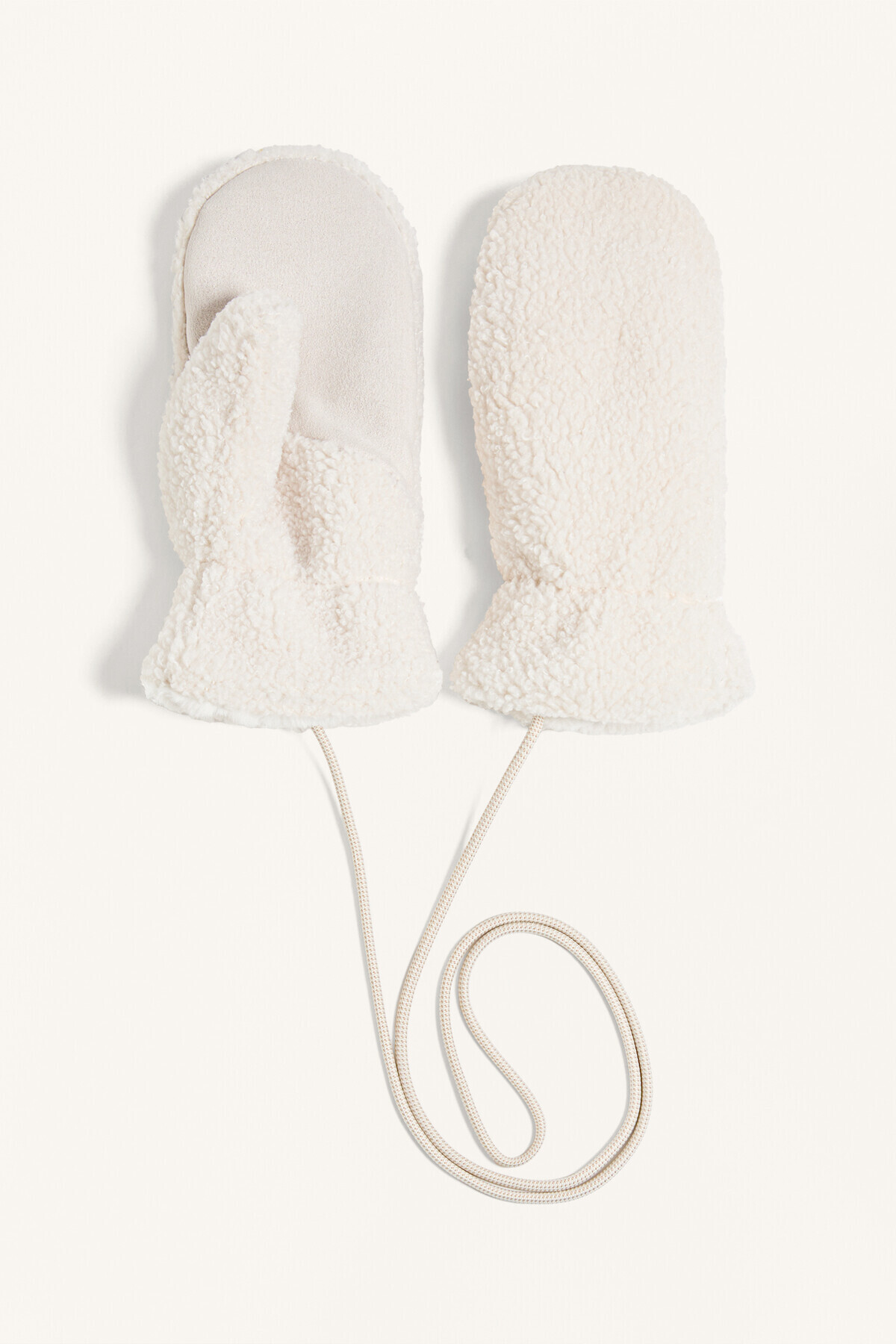 Oysho İpli peluş görünümlü eldivenler