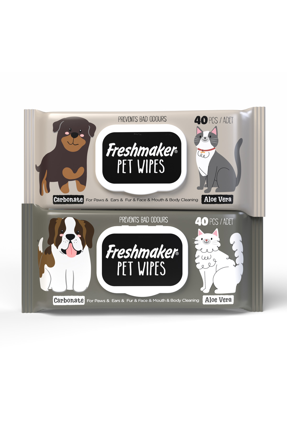 Freshmaker Pet Islak Mendil 40pcs x6