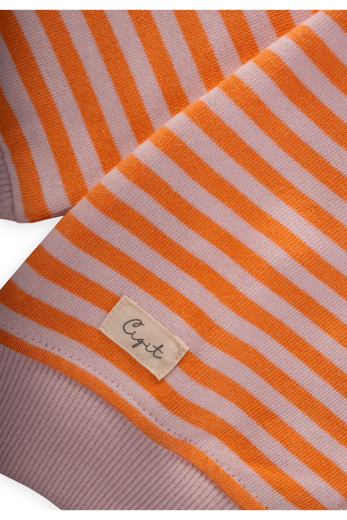 Cigit Çizgili Triko Hırka 0-4 Yaş Pudra Şeftali fotoğrafı 3 (önizleme)