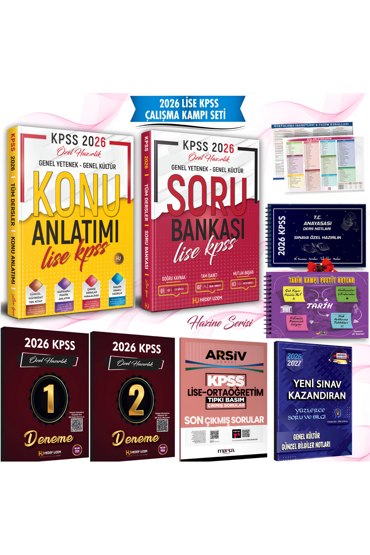 Liyakat Yayınları 2026 LİSE KPSS ÇALIŞMA KAMPI SETİ - 2026 YENİ