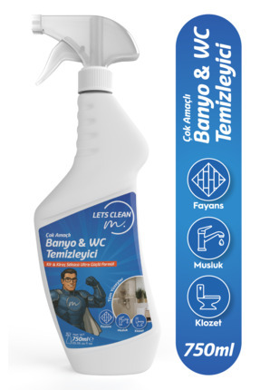 letsClean BANYO & WC TEMİZLEYİCİ 750ML
