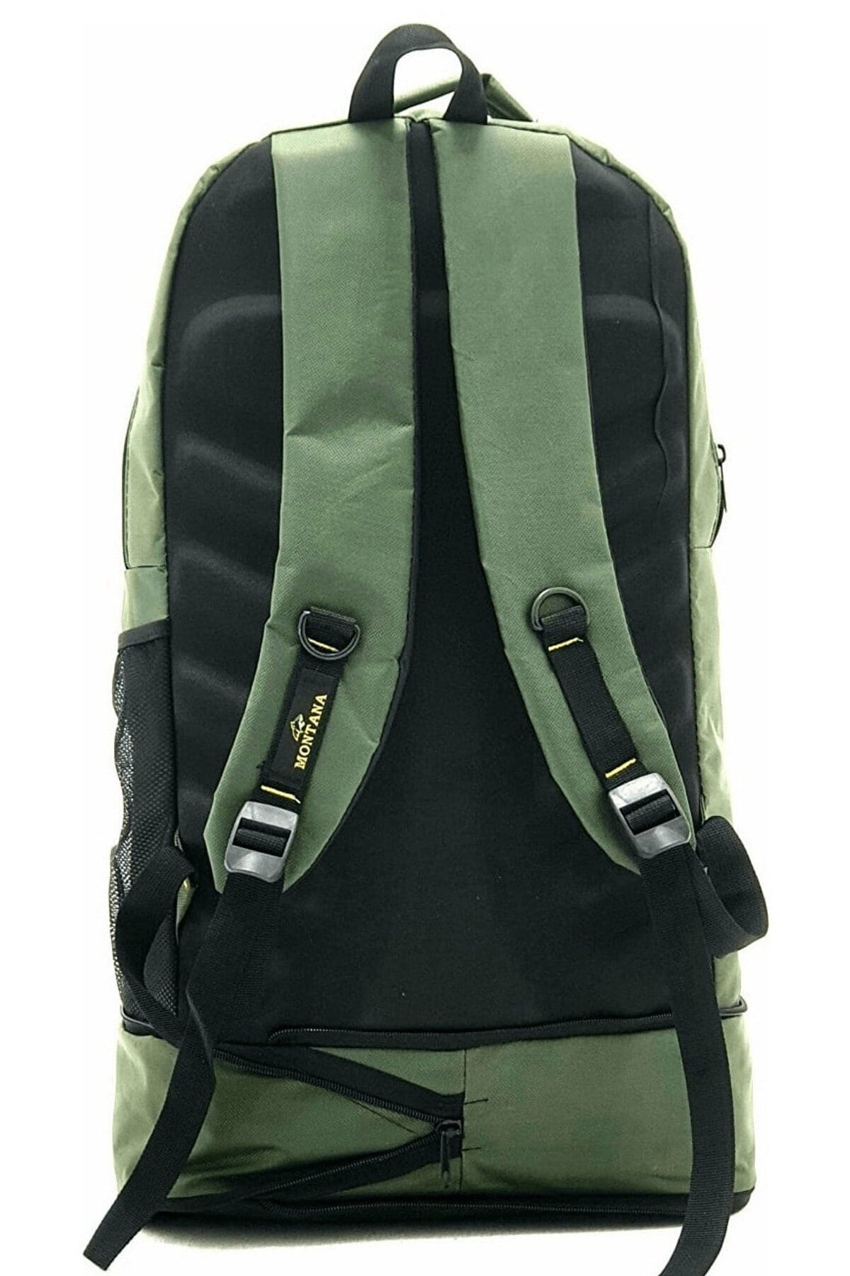 MONTANA MOUNTAINER  Körüklü Dağcı Sırt Çantası 65 Litre Kapasiteli Kamp Çantası Haki Yeşil (FARMAFA) - Görsel 5