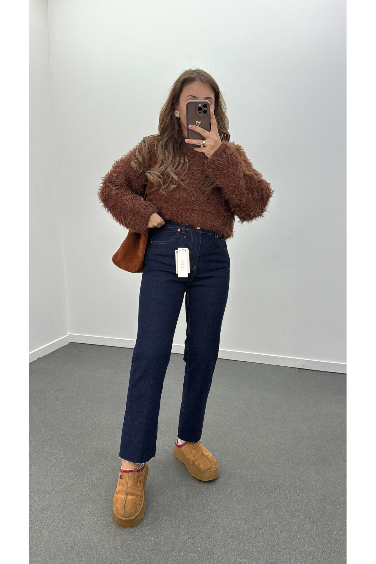 Narferita  Berlin Lacivert Slim Kesik Paça Jeans - Görsel 3