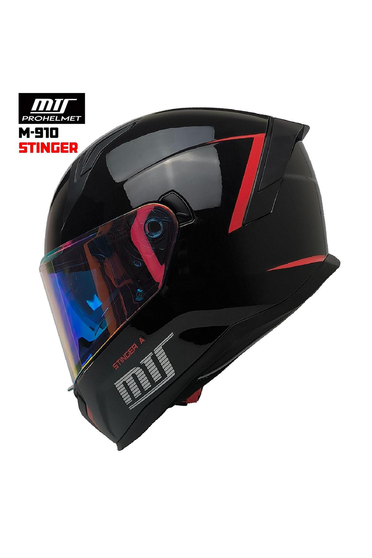 MTS 910 FULL FACE KAPALI KASK GÜNEŞ VİZÖRLÜ (STINGER) - Fiyatı