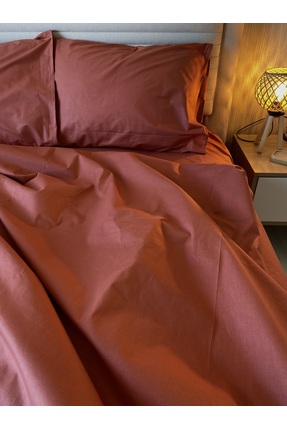 Home Elanhome %100 pamuk kremit tek kişilik lastikli nevresim takımı yastık k...