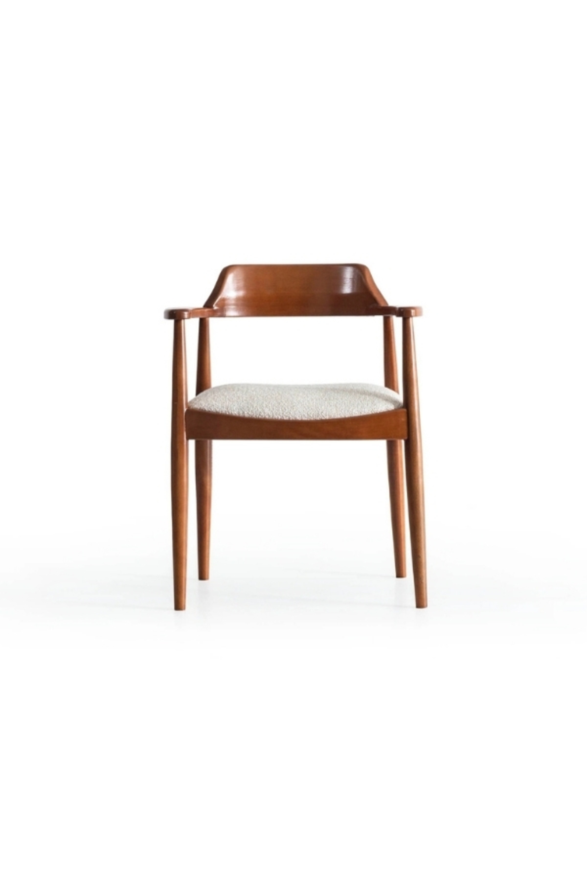 Bella Ahşap Kollu Modern Sandalye