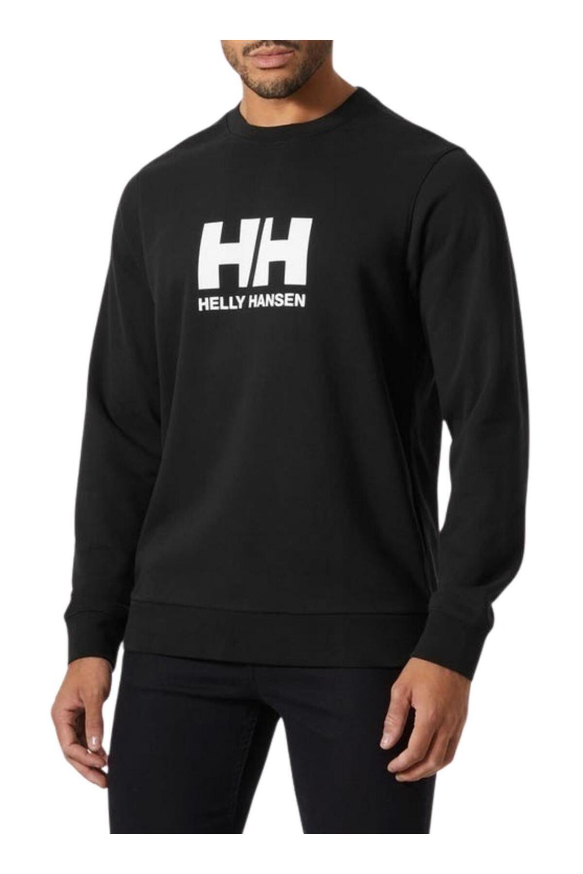 هلی هانسن سویشرت مردانه مشکی Hh Logo Crew Hha.54583-hha.990