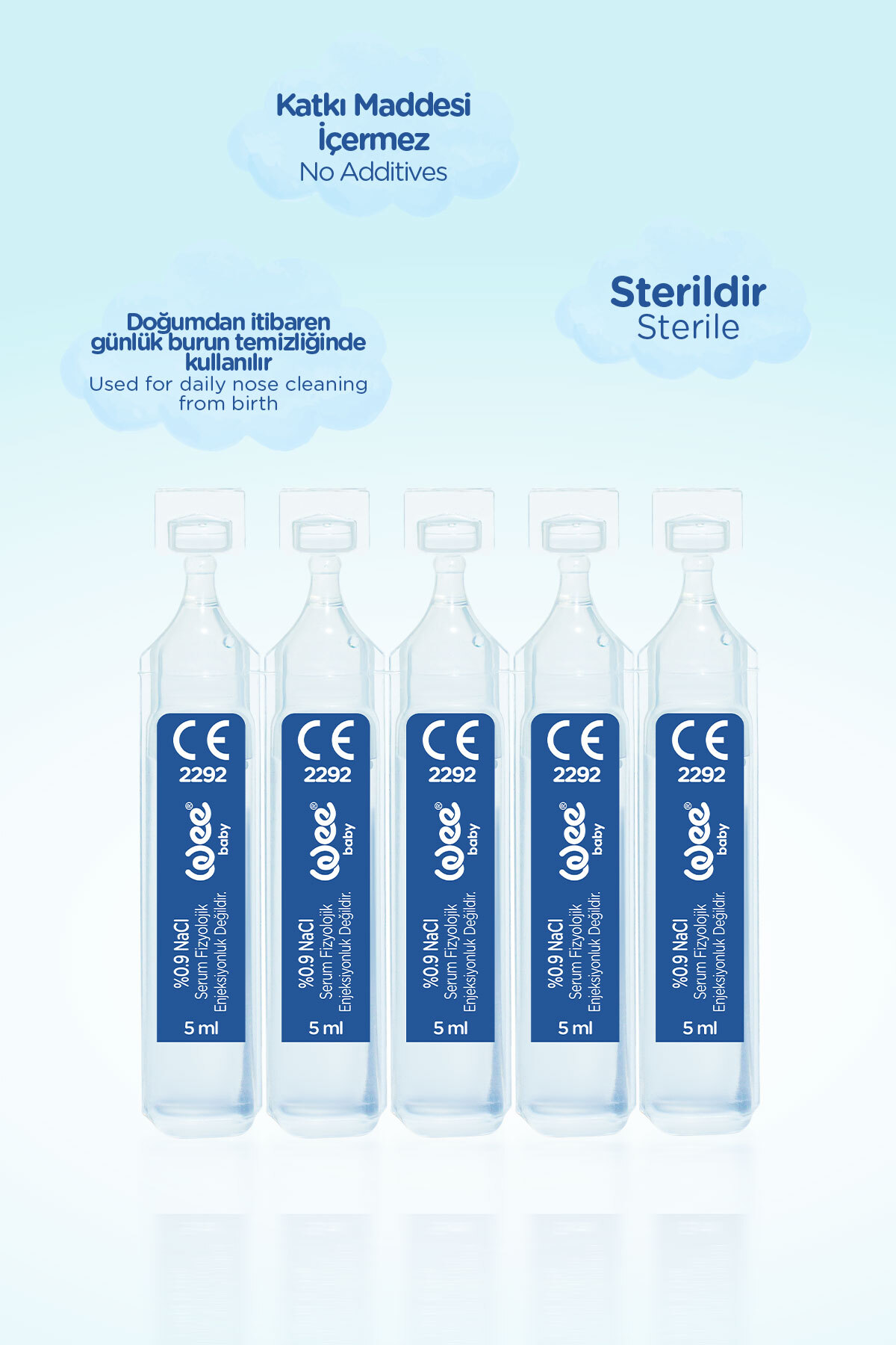 Wee Baby Serum Fizyolojik 10'lu (10x12 120 Adet) fotoğrafı 4 (önizleme)