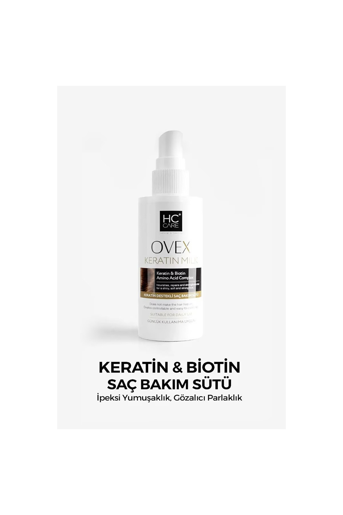 HC Care Ovex Keratin & Biotin Saç Bakım Sütü 150 ml