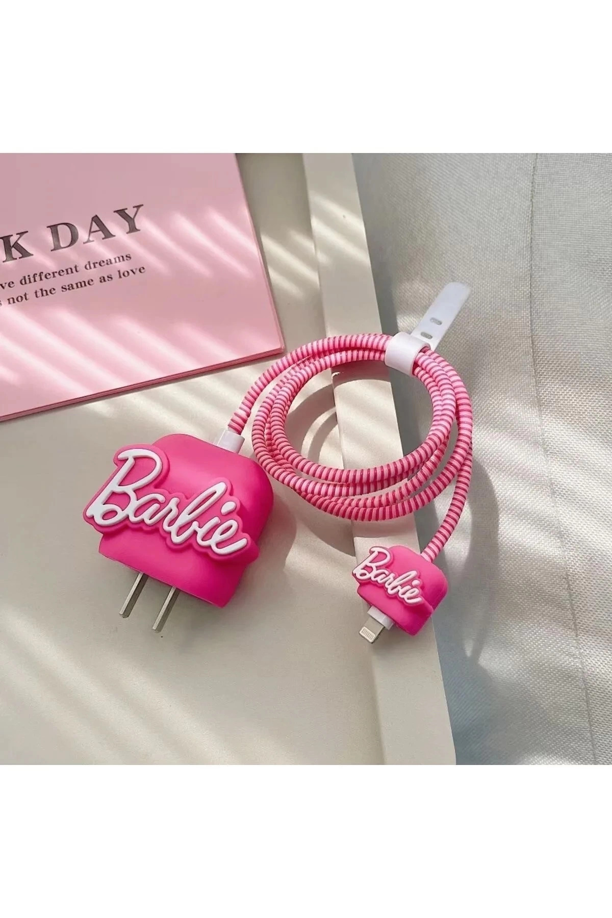 Lokiboo İphone 18w/20w Uyumlu Şarj Kılıfı, Şarj Kablosu Örme Aparatı, Toparlayıcı ( Lisinya )