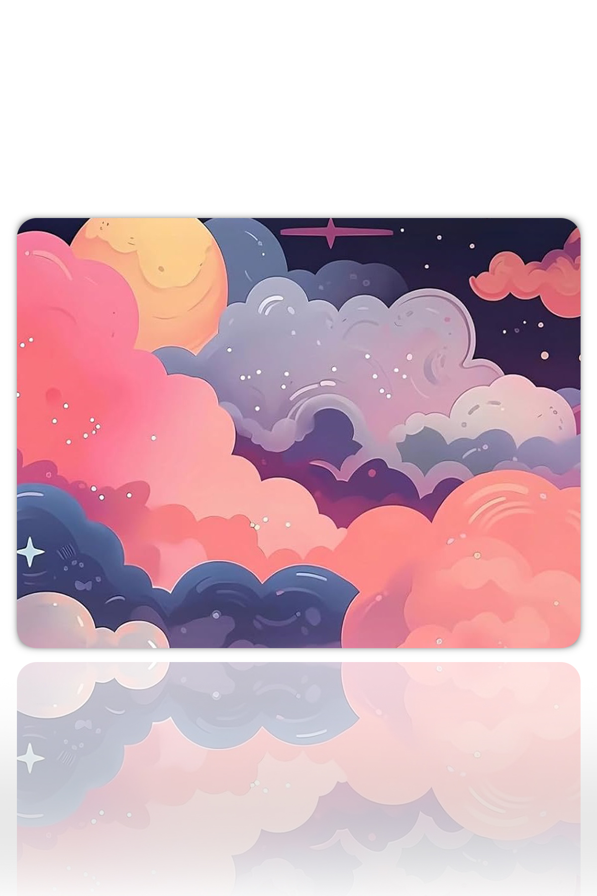 Dreamscape Sky 40x30 3mm Gaming Gaming Gaming Mouse Pad, Gaming mousepad, Table Mat