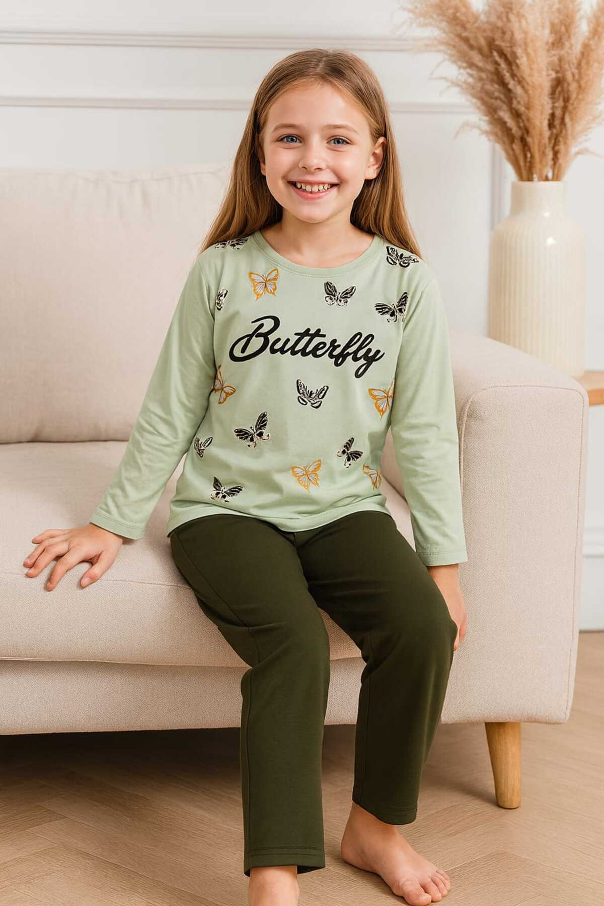 Tenra Kız Çocuk Pijama Takımı %100 Pamuk fotoğrafı 4 (önizleme)