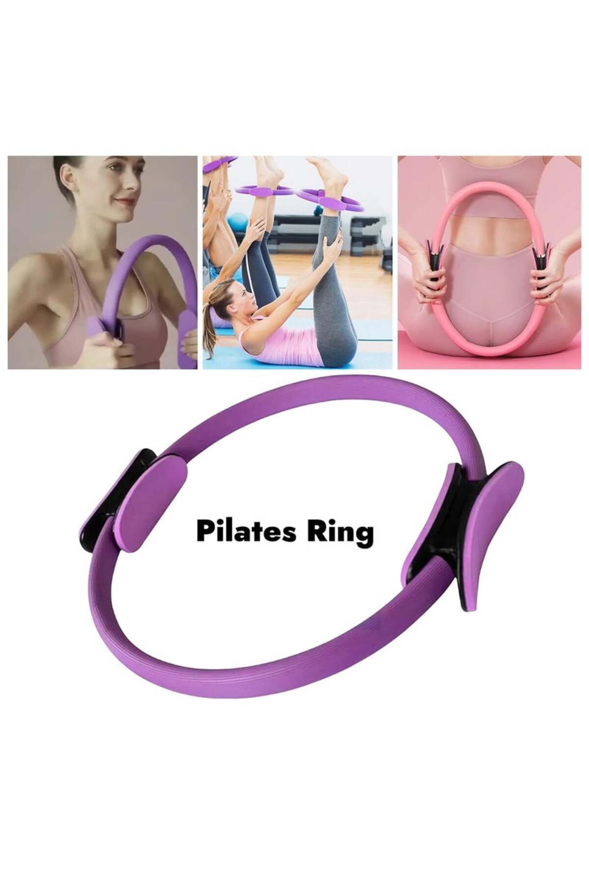 مجموعة بيلاتيس ويوجا من 5 قطع - حلقة، كرة، شريط وح...