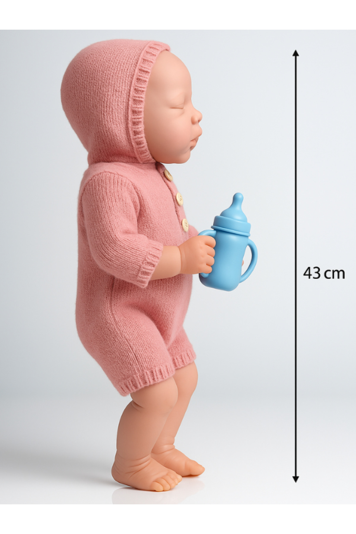 43 Cm Kutulu Aksesuarlı Gercekçi Oyuncak Bebek