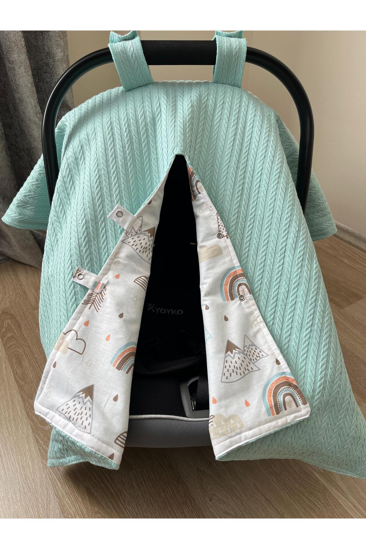 YUSRAMODA Kışlık Çift Taraflı Puset Örtüsü