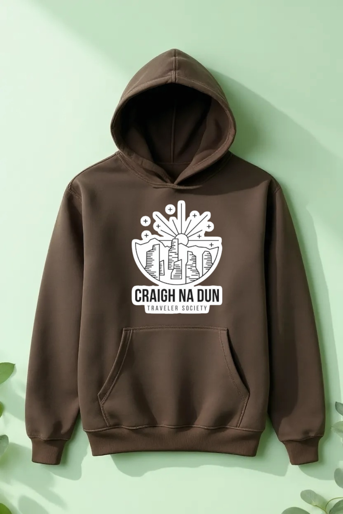 Vordevia Outlander Printed Cotton 3 Thread Oversize Sweatshirt