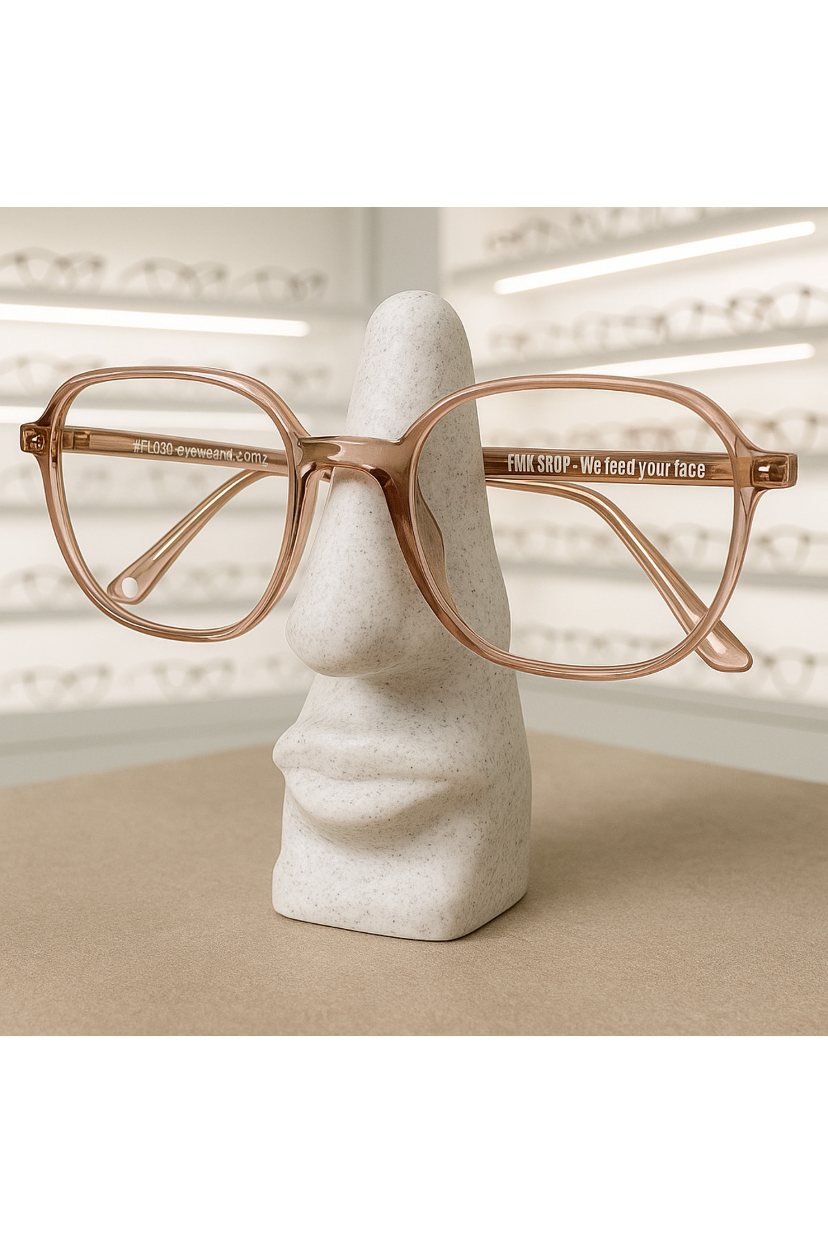 mutes 3D Burun Dudak Gözlük Standı-422