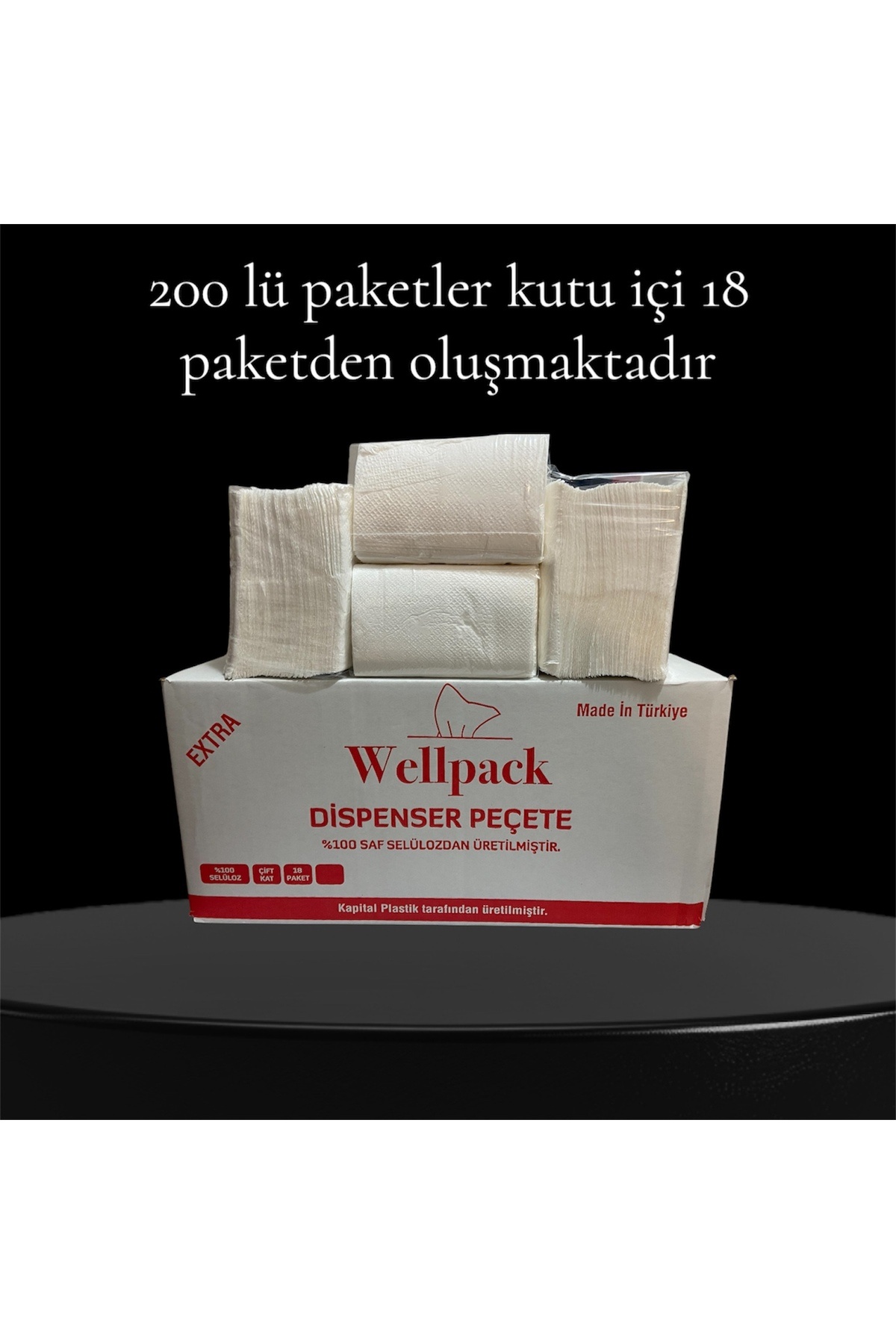 Dıspenser peçete masa üstü peçetesi