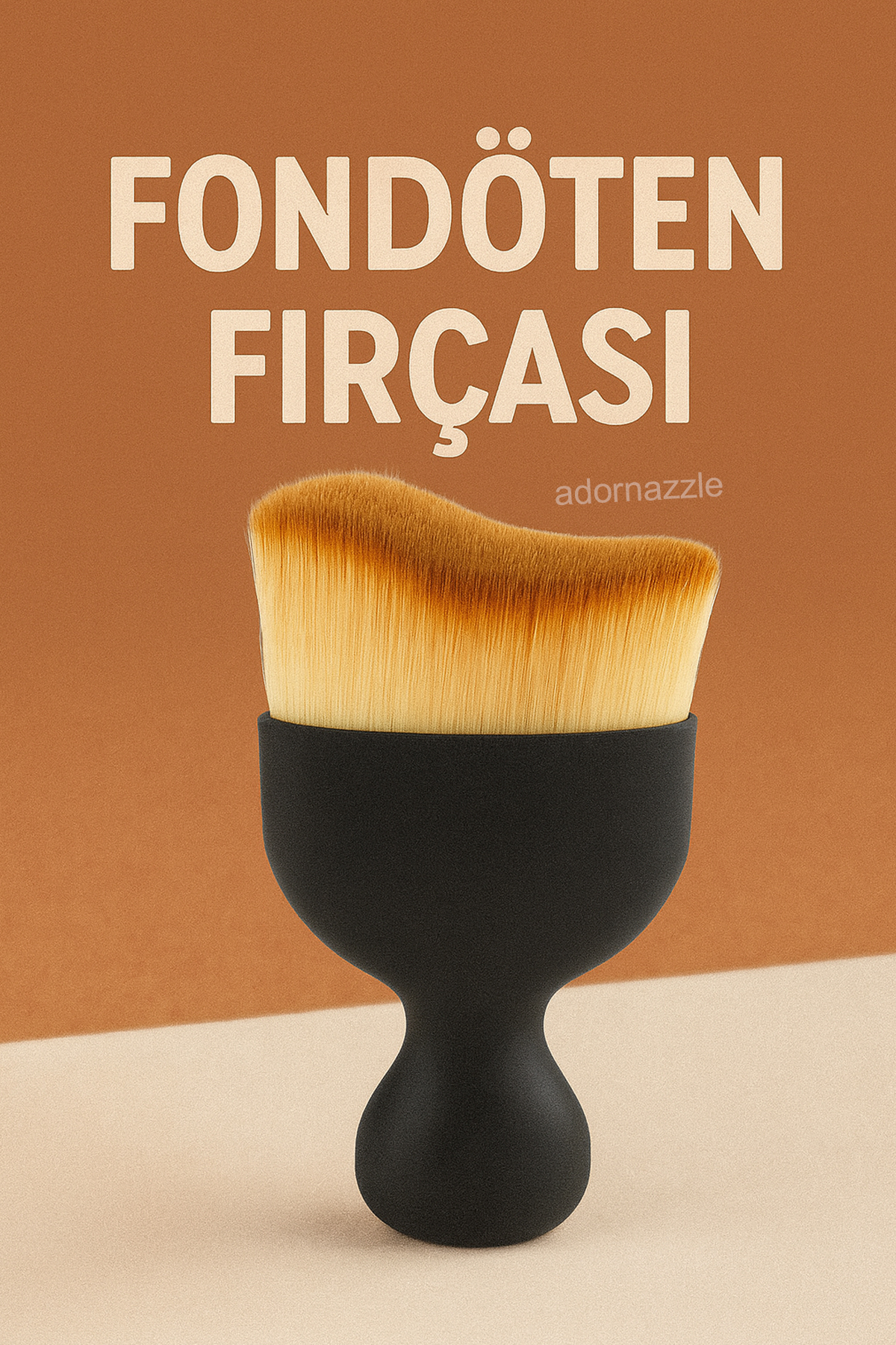 Fondöten Fırçası, Makyaj Fırçası, Yüksek Kaliteli Fondöten Fırçası 1 Adet — ADRGR0168 — تصویر 3 از 6
