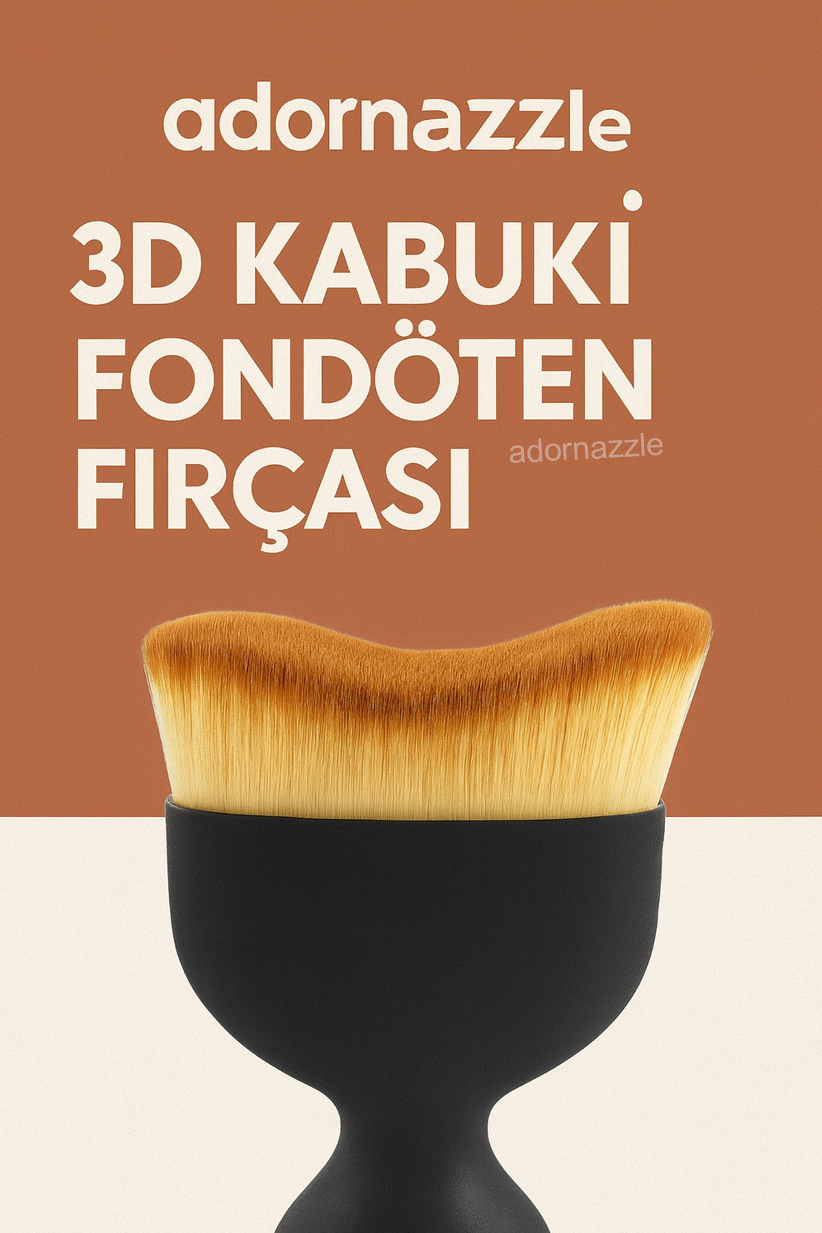 Fondöten Fırçası, Makyaj Fırçası, Yüksek Kaliteli Fondöten Fırçası 1 Adet — ADRGR0168 — تصویر 4 از 6