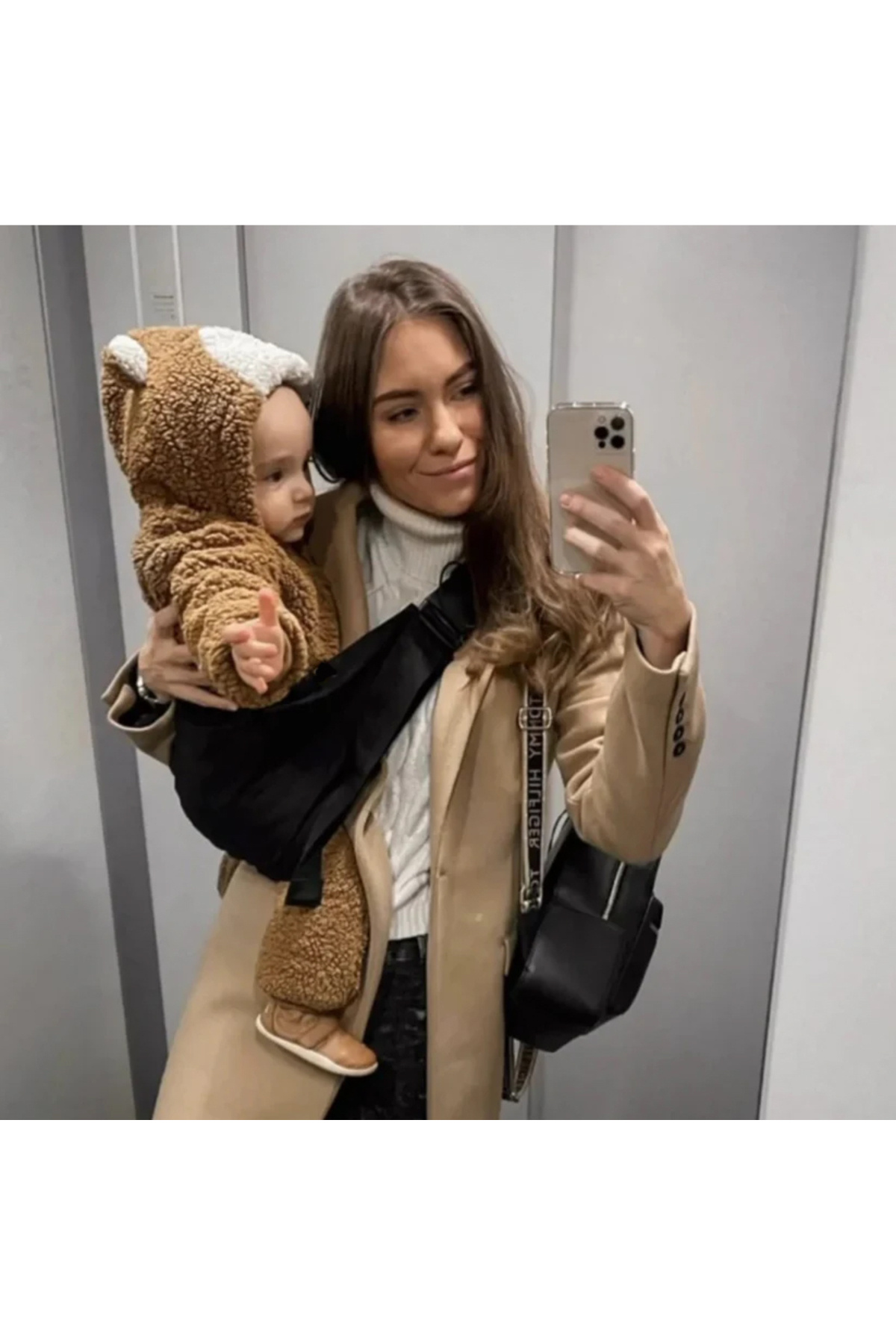 Kidfect Anne Bebek (çocuk) 9-48 Ay 20 Kg Kapasiteli Yan Taşıma - Sling