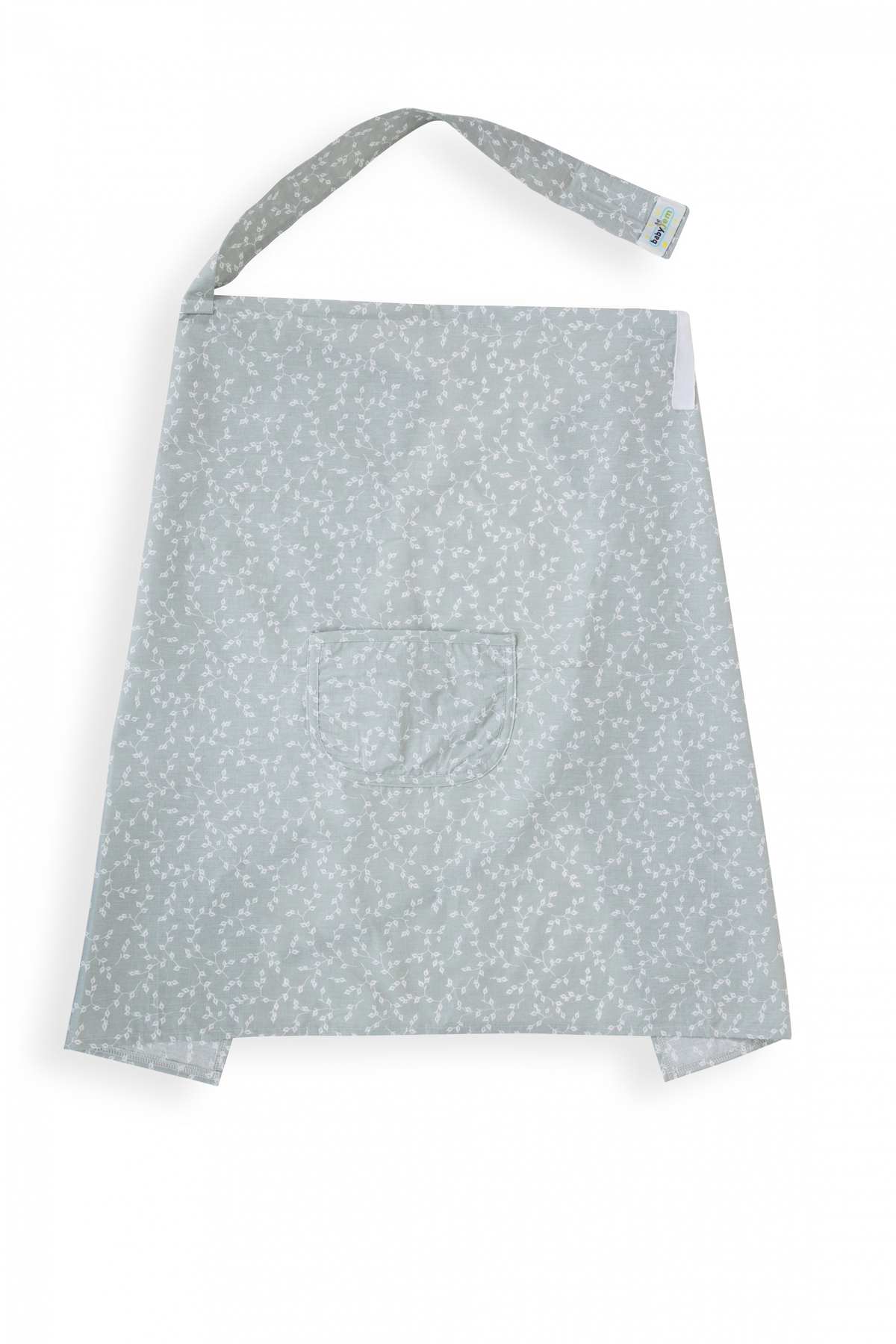 Babyjem Cepli Emzirme Önlüğü Yeşil Çiçek fotoğrafı 2 (önizleme)