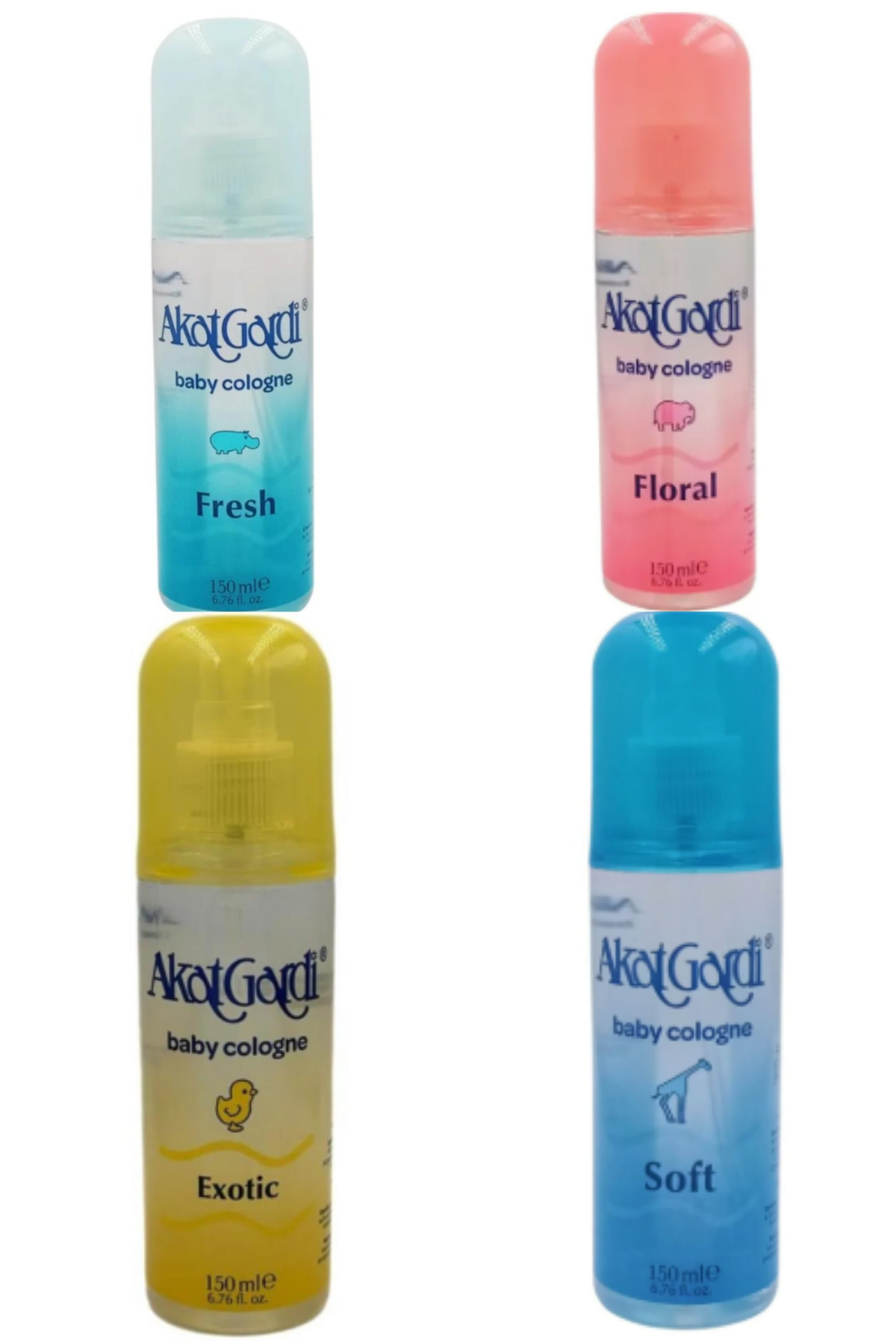 Akat Gardi BABY KOLONYA 150 ML X 4