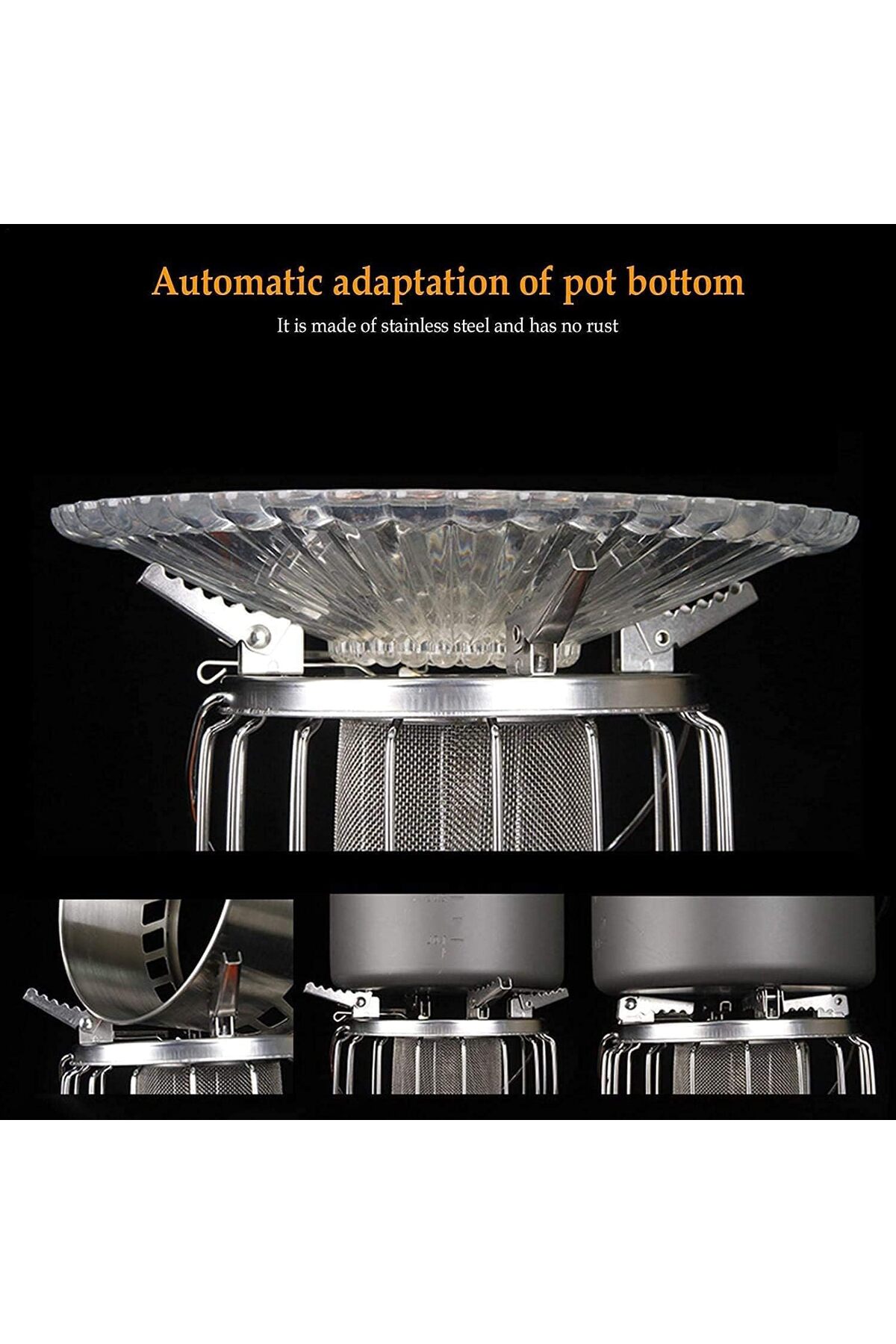 دفاية غاز 2 في 1 ( تدفئة + طبخ\تسخين) محمول لسطح المكتب والمنزل والتخييم