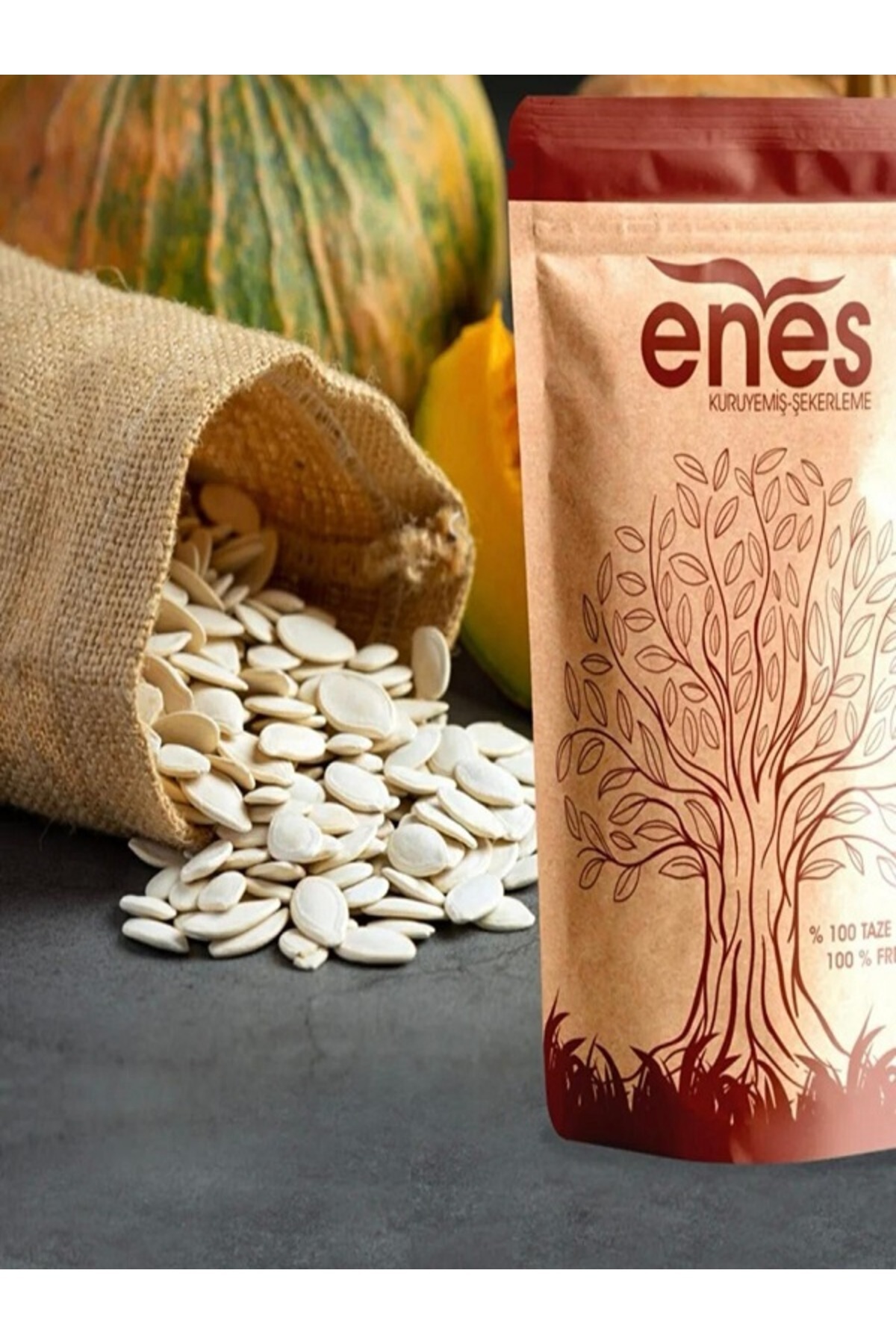 ENES Kabak Çekirdeği Tuzlu 500 Gr