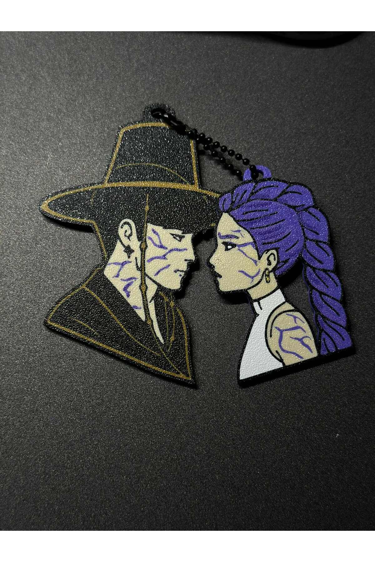 BellisiaHome Rumi & Jinu KPOP Demon Hunters Anahtarlık (2'li Set