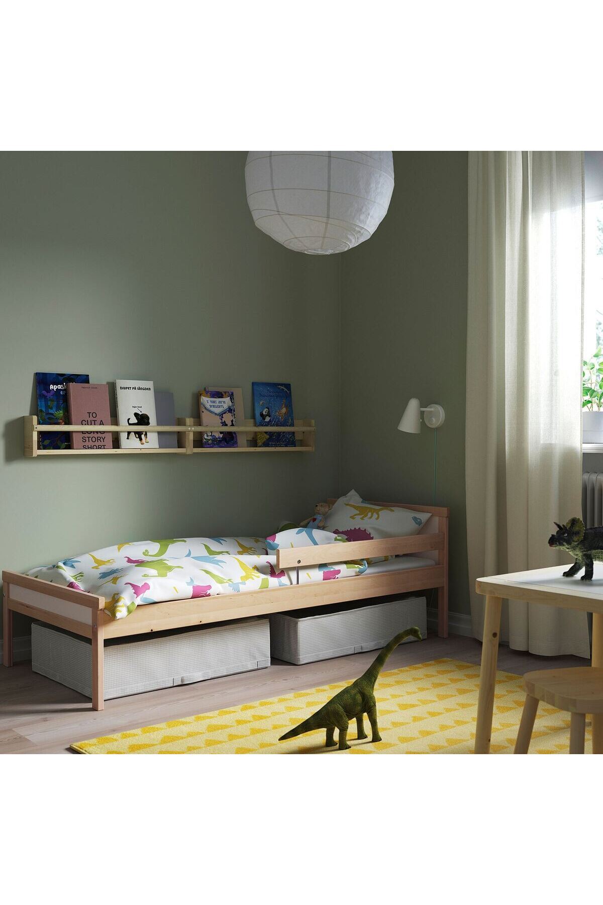 hobiurun Çocuk karyolası, kayın görünümlü, 70x160 cm fotoğrafı 2 (önizleme)