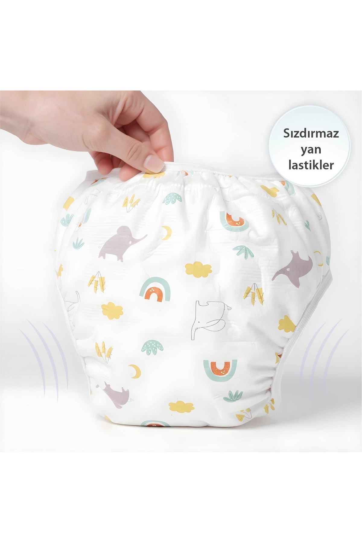 Mommyslab Yıkanabilir Sızdırmaz Sevi Pamuk Pedli Alıştırma Külodu (4 Adet) fotoğrafı 3 (önizleme)