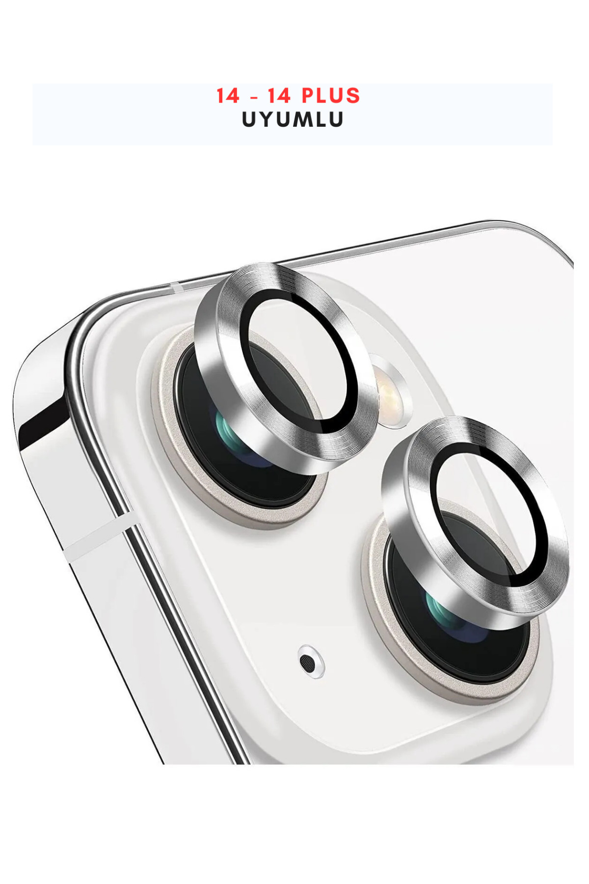 innovicase İphone 14 / 14 Plus Uyumlu Kamera Lens Koruyucu
