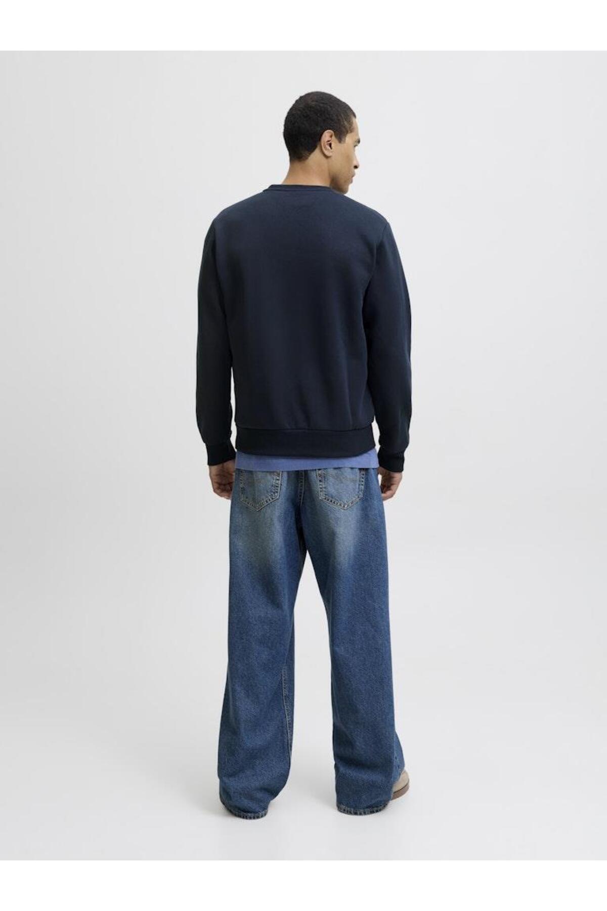 سویشرت مردانه راسته آستین بلند | جک اند جونز Jack & Jones 12278601 - تصویر 4