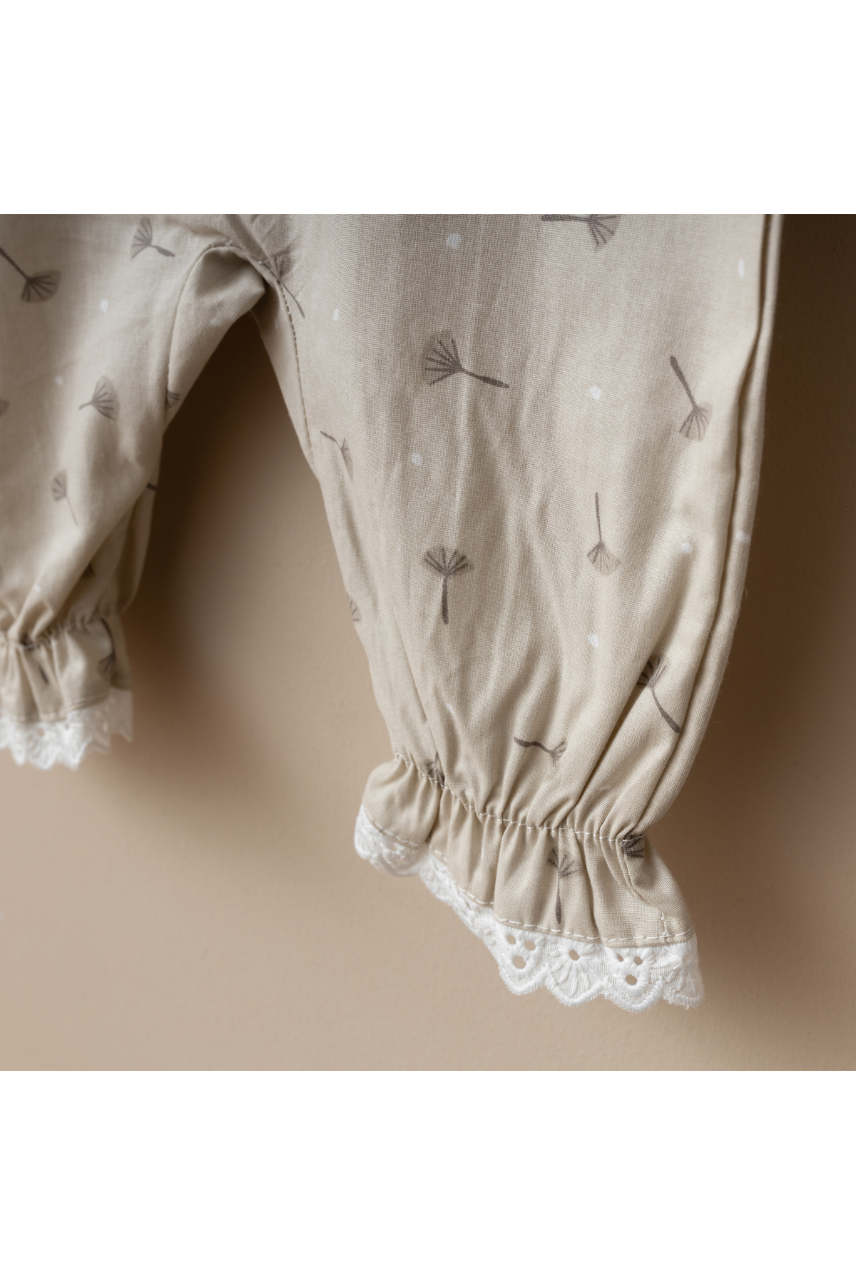 Minimus Kız Bebek Yeni Doğan Pamuklu Tulum Set Hastane Çıkışı Dokuma Kumaş Çiçekli Bebek Takımı fotoğrafı 4 (önizleme)