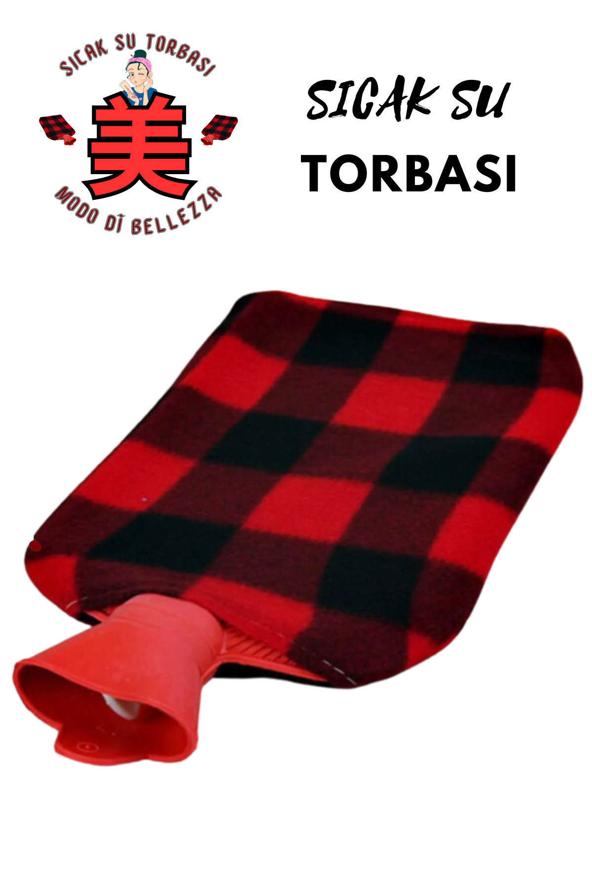 CÖDEL Termofor Polar Kılıflı Sıcak Su Torbası 2 Litre