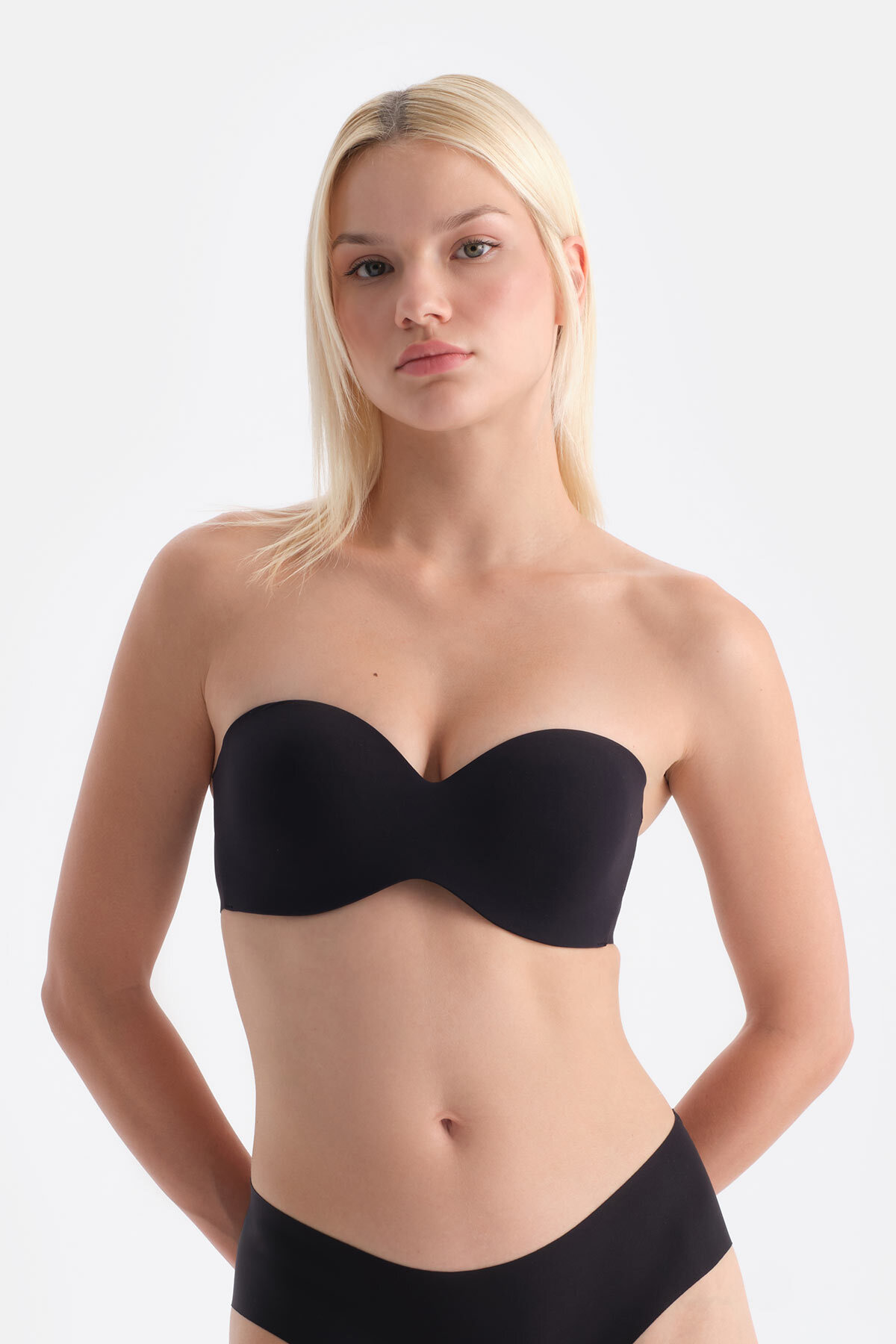 Black Aldi Strapless Bra