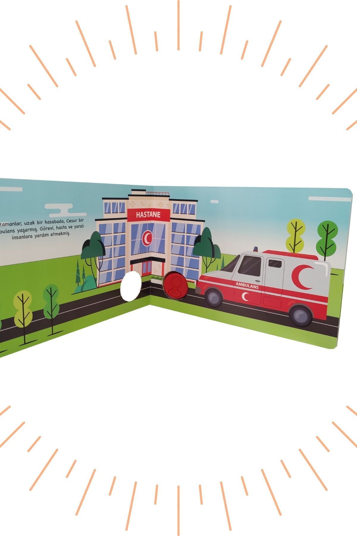 Kids Babies SESLİ KİTAP AMBULANS-İNEK fotoğrafı 2 (önizleme)