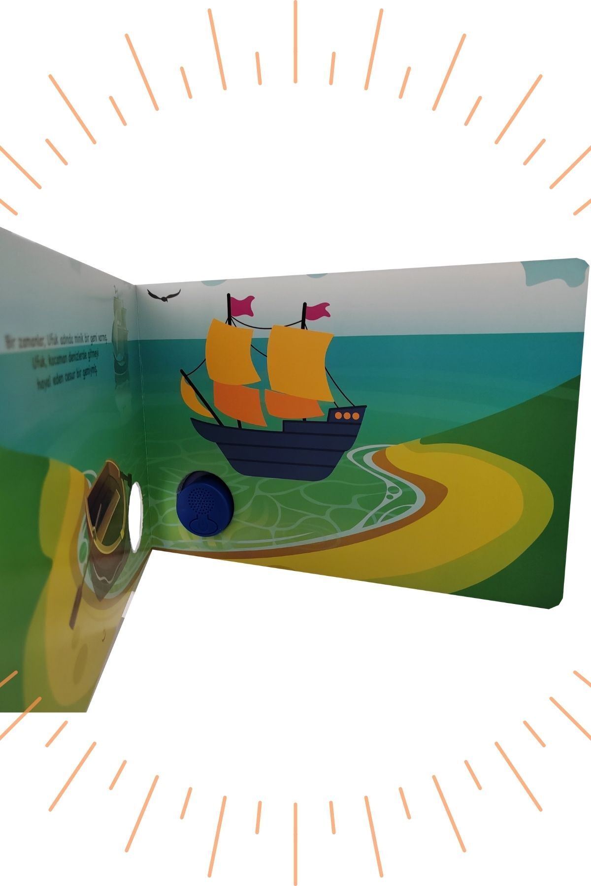 Kids Babies SESLİ KİTAP TAŞITLAR 3LÜ AMBULANS-GEMİ-HELİKOPTER fotoğrafı 3 (önizleme)