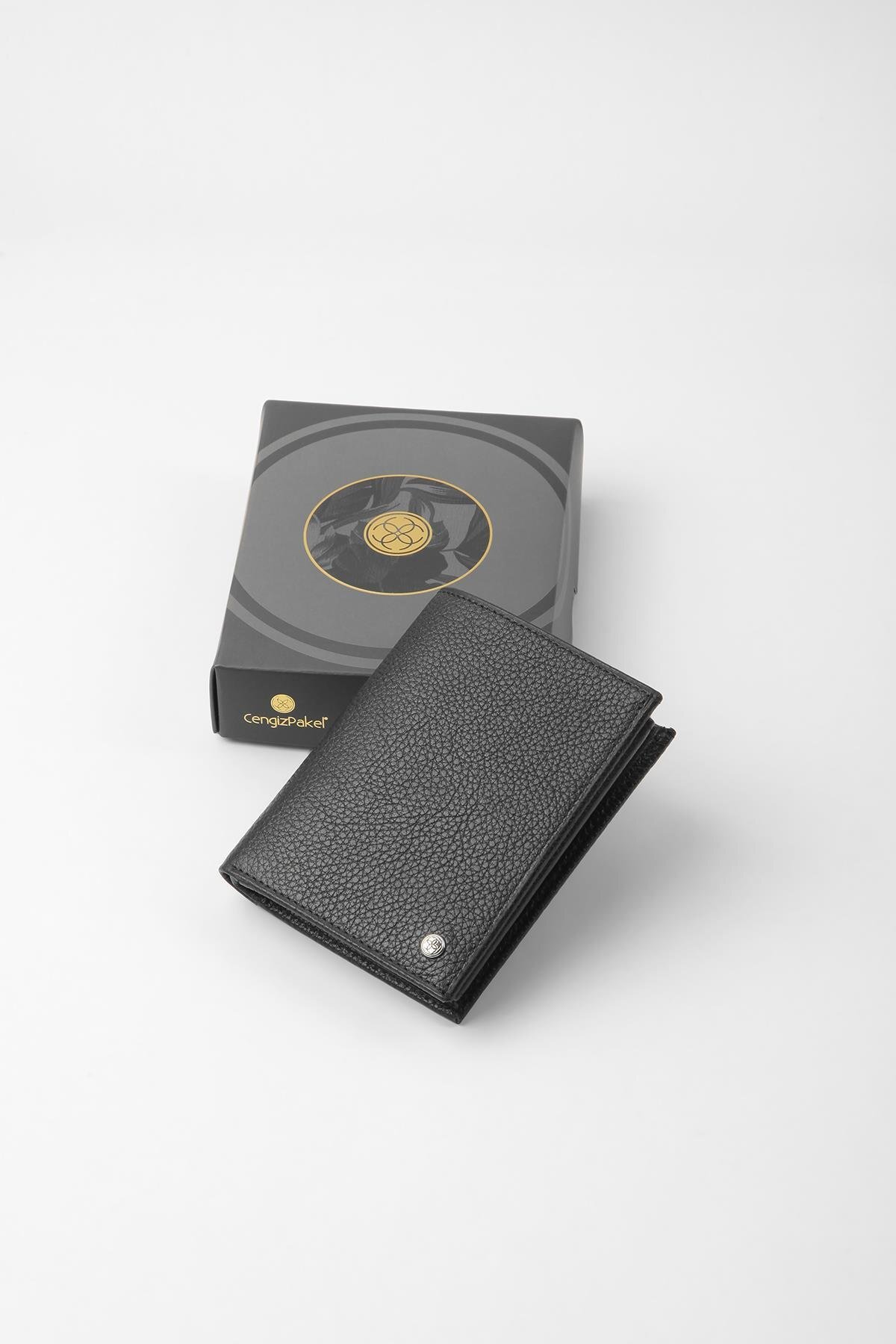 Cengiz Pakel  Hakiki Deri Erkek Cüzdan - 13764 - Siyah - Görsel 5