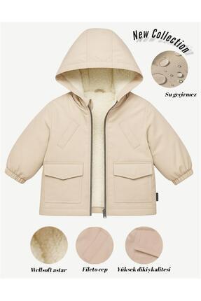 Gocoland Bebek Su Geçirmez Mont Peluş Astarlı Unisex