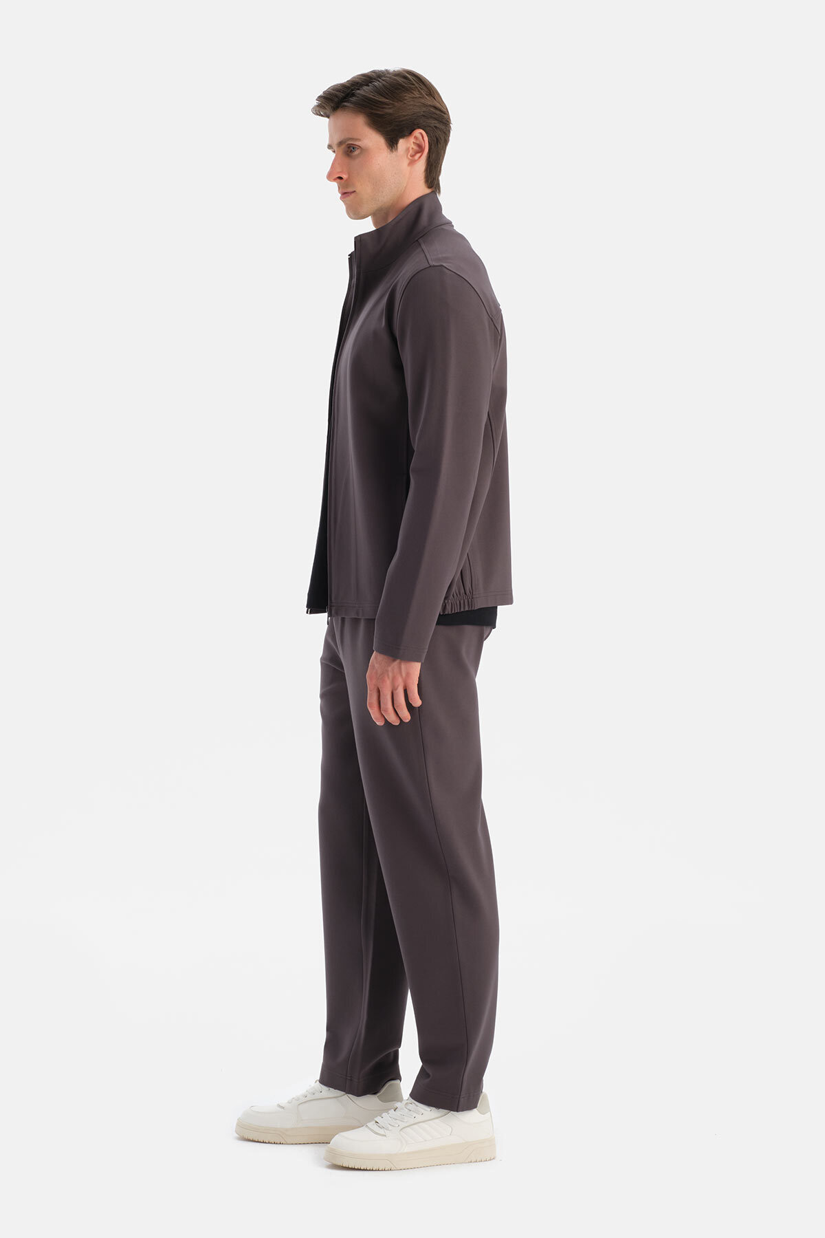Siyah Beli Lastikli Patlı Pantolon — مشکی 25WM16364ME — تصویر 3 از 7