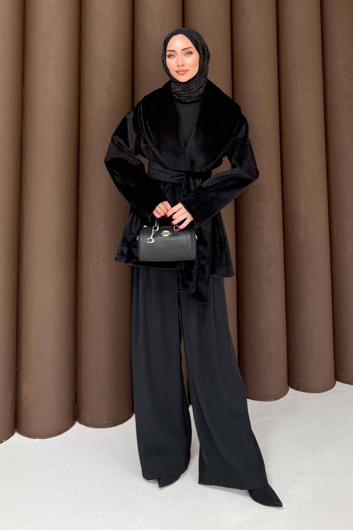 Melike Tatar Angora Kuşaklı Kaban 32-2504