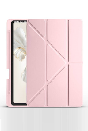 TEKNETSTORE Honor Pad 9 12.1 inch Tablet Uyumlu Kılıf Katlanır Kalemlikli Sta...