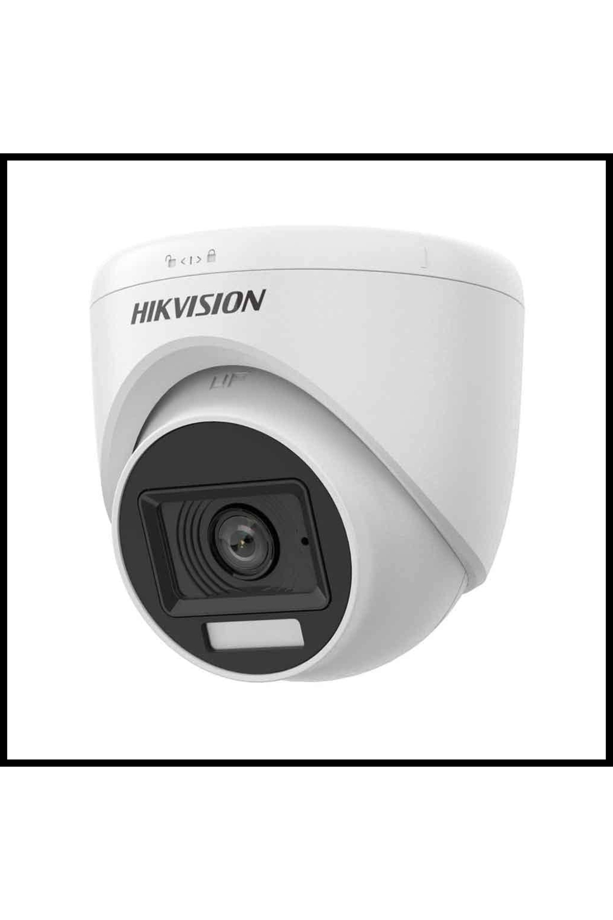 Hikvision TVI 1080P 2MP 2.8MM Sabit Lens AHD Dome Kamera (DS-2CE76D0T-EXLPF)