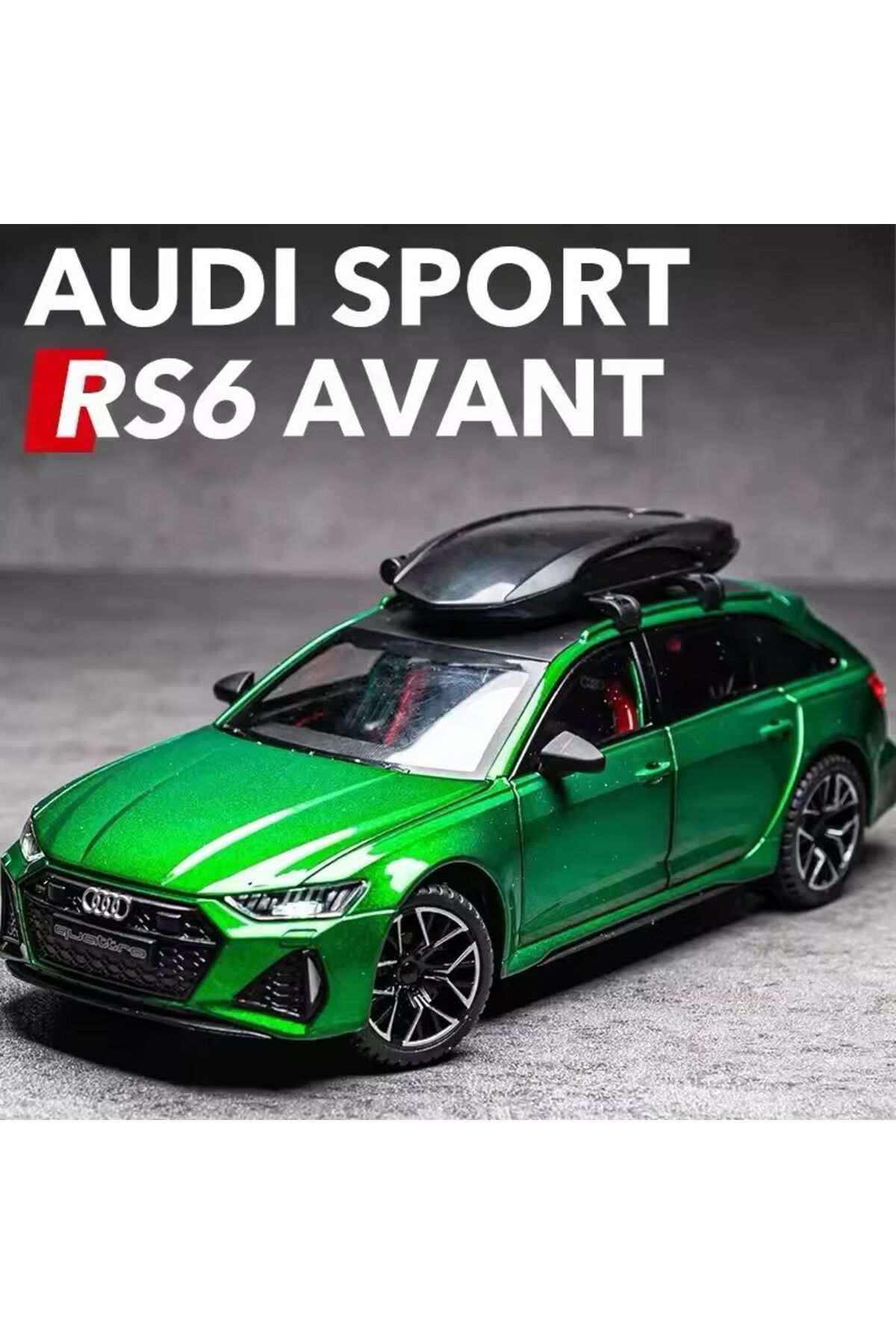 scntoys AUDİ RS6 AVANT SPORTBAGAJLI 1:24 Diecast Maket Metal Model