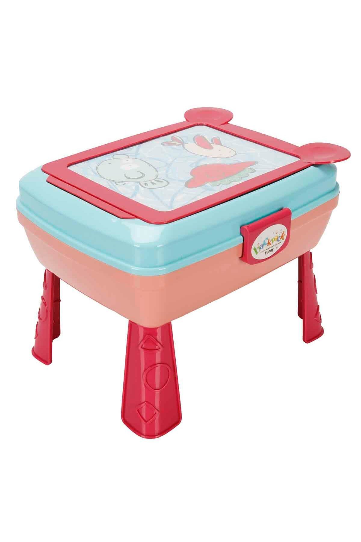 تخته طراحی ۴ در ۱ همراه با کیف | میز طراحی قابل حمل کودکان | ست اسباب‌بازی آموزشی