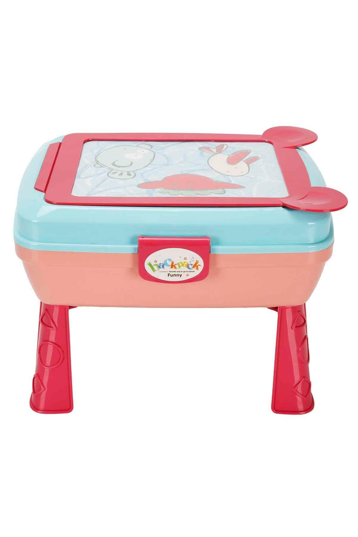 تخته طراحی ۴ در ۱ همراه با کیف | میز طراحی قابل حمل کودکان | ست اسباب‌بازی آموزشی